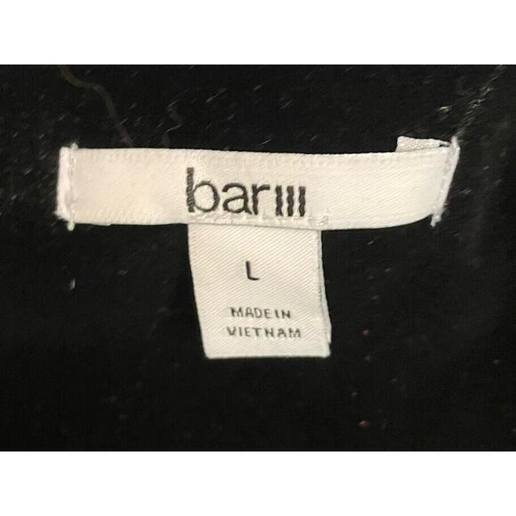 Bar III Asymmetrical Black Velvet Skirt Size Large NWT Runched Waist Midi Length - Picture 4 of 7